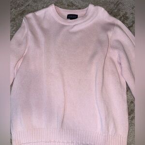 Lands End oversized pink knitted sweater